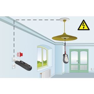 גלאי/עוקב אחר חוטי חשמל עם משדר ומקלט Laserliner