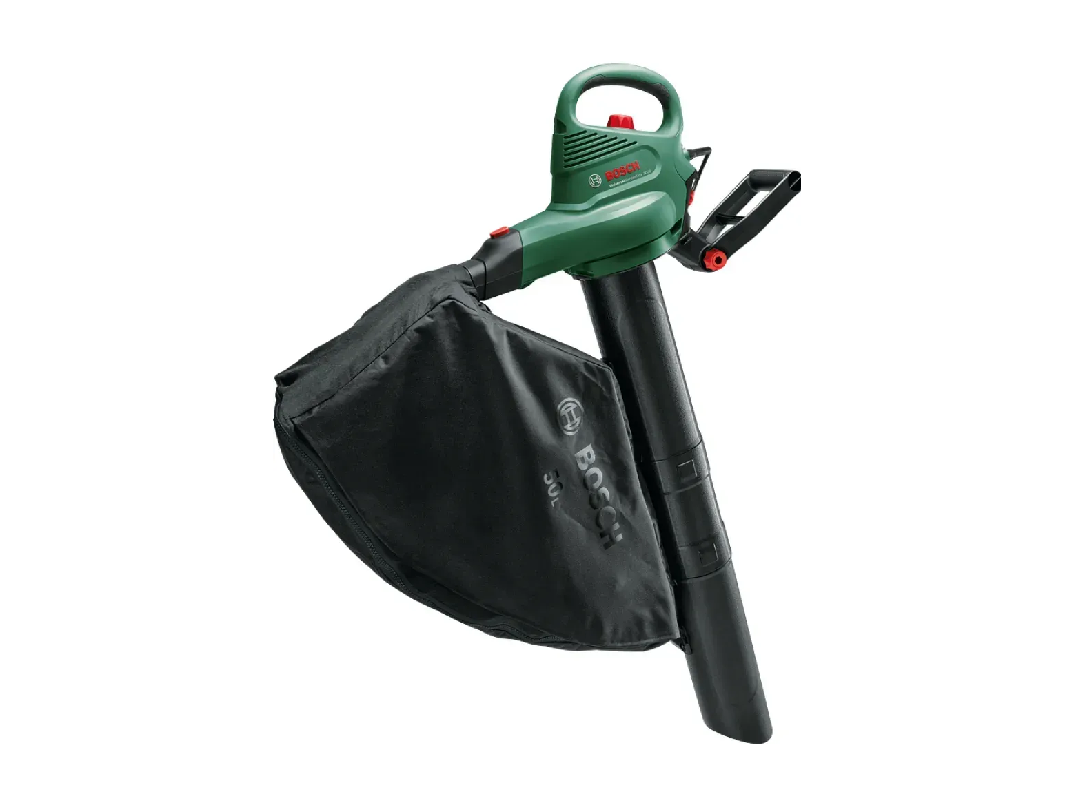 מפוח שואב עלים עוצמתי Bosch UniversalGardenTidy 3000 - כלי גינון 3 ב-1 לניקוי, שאיבה וגריסה