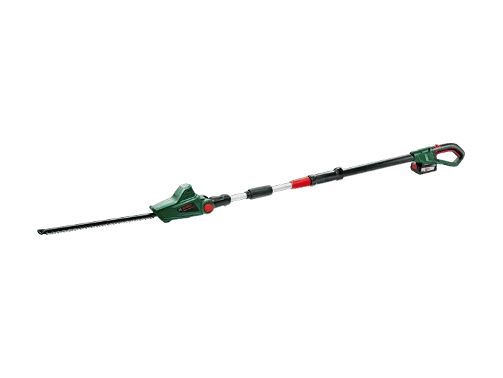 גוזם גדר חיה טלסקופי נטען Bosch Universal HedgePole 18V - סט כולל סוללה 2.5Ah ומטען לעבודה בגובה