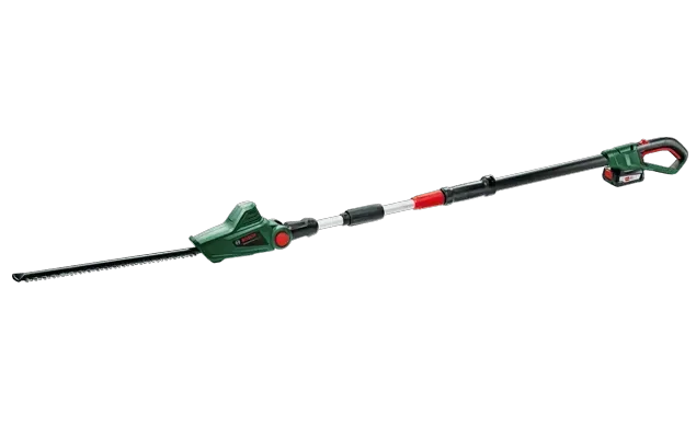 גוזם גדר חיה טלסקופי נטען Bosch Universal HedgePole 18V - סט כולל סוללה 2.5Ah ומטען לעבודה בגובה