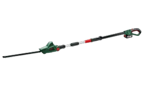 גוזם גדר חיה טלסקופי נטען Bosch Universal HedgePole 18V - סט כולל סוללה 2.5Ah ומטען לעבודה בגובה