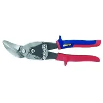 מספרי פח עקומים HD ירוק IRWIN מתעקלים לשמאל