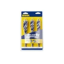 סט מקדחי עץ מקצועי 3 מקדחים IRWIN סדרת 6X