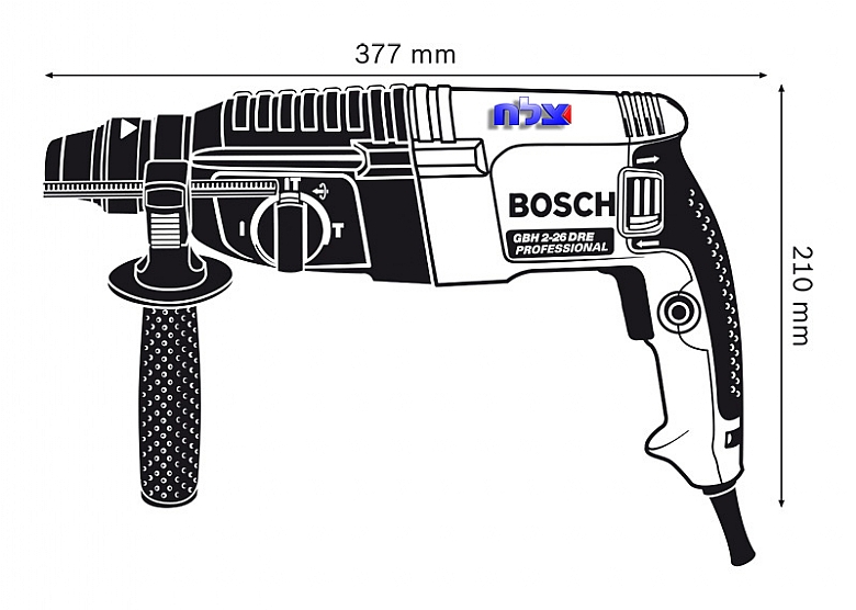 פטישון חשמלי 800W GBH 2-26 DRE BOSCH