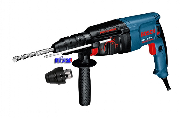 פטישון חשמלי 800W + אביזרים GBH 2-26 DFR BOSCH