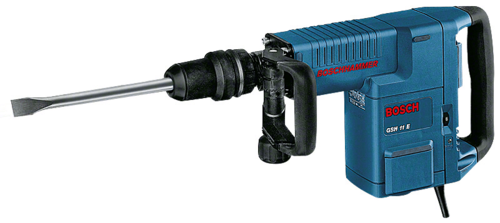 פטיש חציבה חשמלי 1500W כולל איזמל GSH 11 E BOSCH