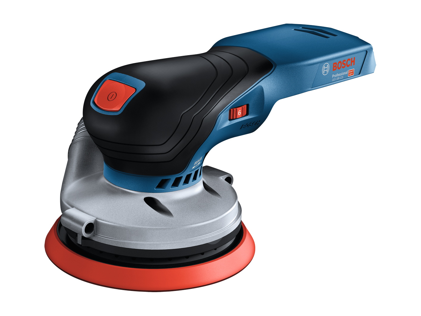 מלטשת אקצנטרית נטענת 5'' 18V גוף בלבד GEX 18V-125 BOSCH