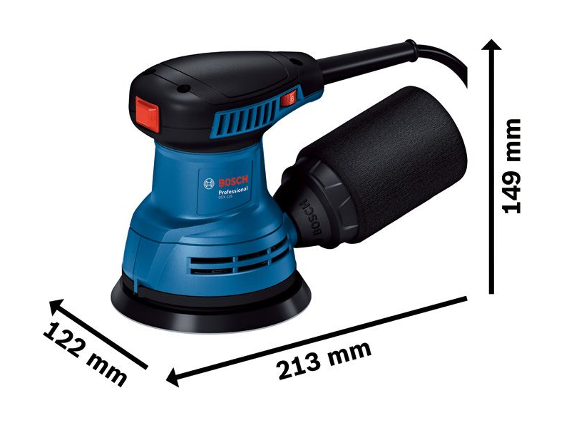 מלטשת אקצנטרית | BOSCH GEX 125 290W