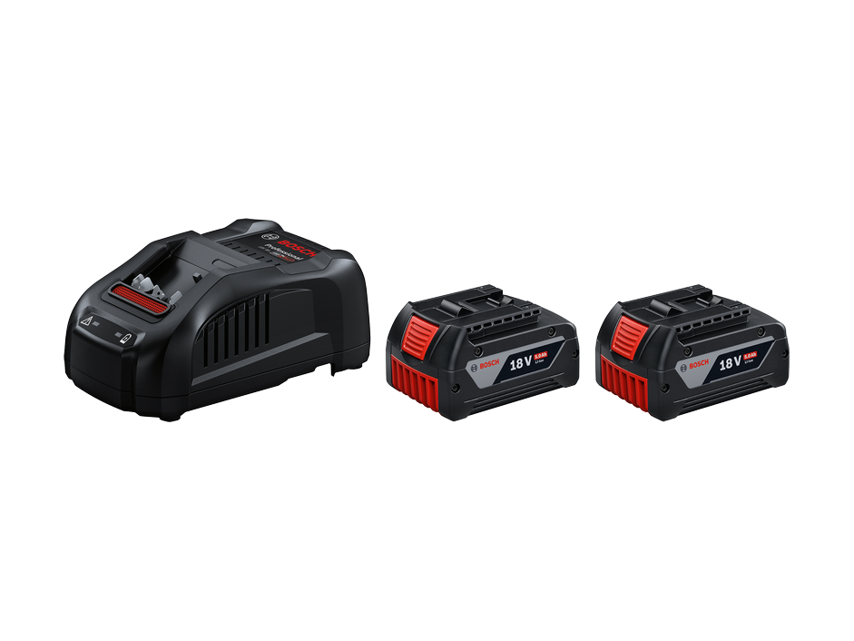 סט 2 סוללות ומטען | BOSCH GBA 18V 5Ah