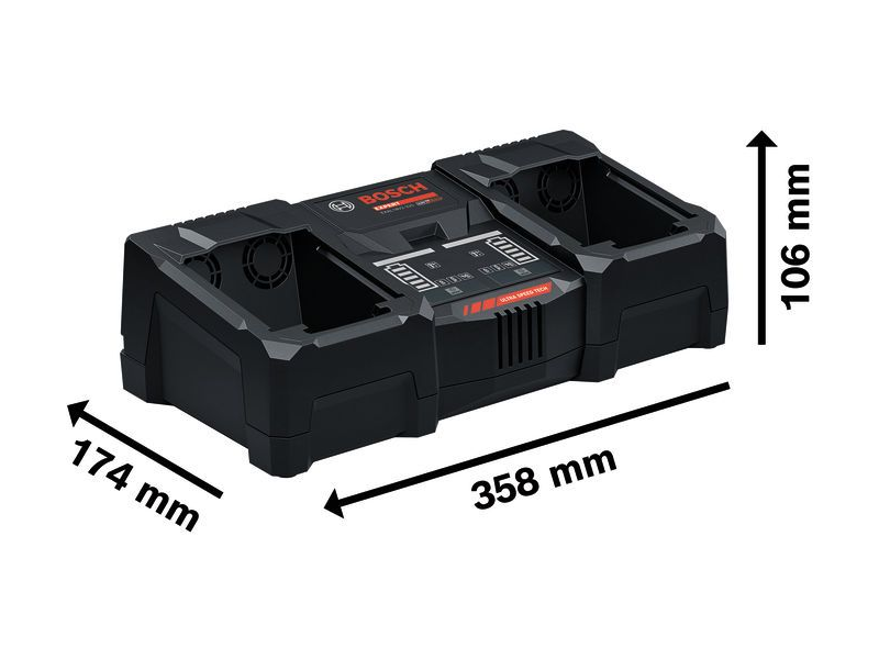 מטען כפול מהיר | BOSCH EXAL18V2-320