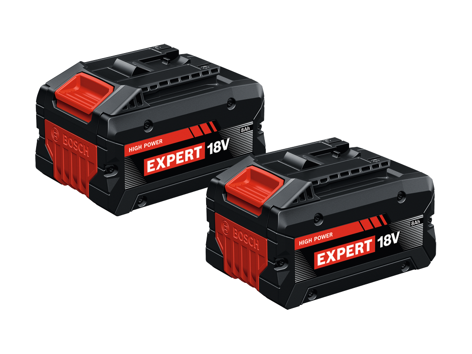סט 2 סוללות | BOSCH EXPERT 18V 8Ah