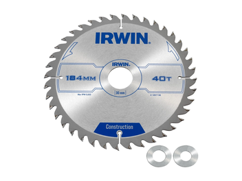 להב וידיה לעץ 184 מ''מ 40 שן חור 30 IRWIN