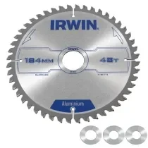 להב וידיה לאלומניום 184 מ''מ חור 30 48 שן IRWIN