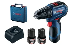 מברגה-מקדחה נטענת ברשלס 12V כולל סוללה GSR 12V-30 BOSCH