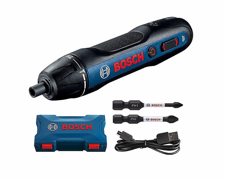 מברג נטען 3.6V בקופסת פלסטיק GO 2 BOSCH