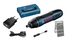 מברג נטען 3.6V + סט ביטים GO 2 BOSCH