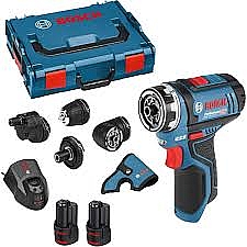 מברגה-מקדחה נטענת ברשלס 12V סוללות 3Ah GSR 12V-35FC BOSCH