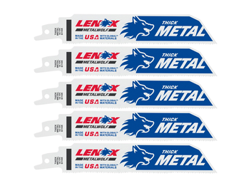 מסורית למסור חרב למתכת 61114R אורך 152 מ''מ ( 5 יח') LENOX
