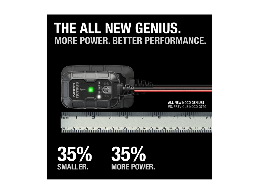 מטען מצברים | NOCO GENIUS1 6V/12V 1A