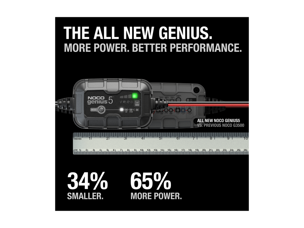 מטען מצברים | NOCO GENIUS5 6V/12V 5A