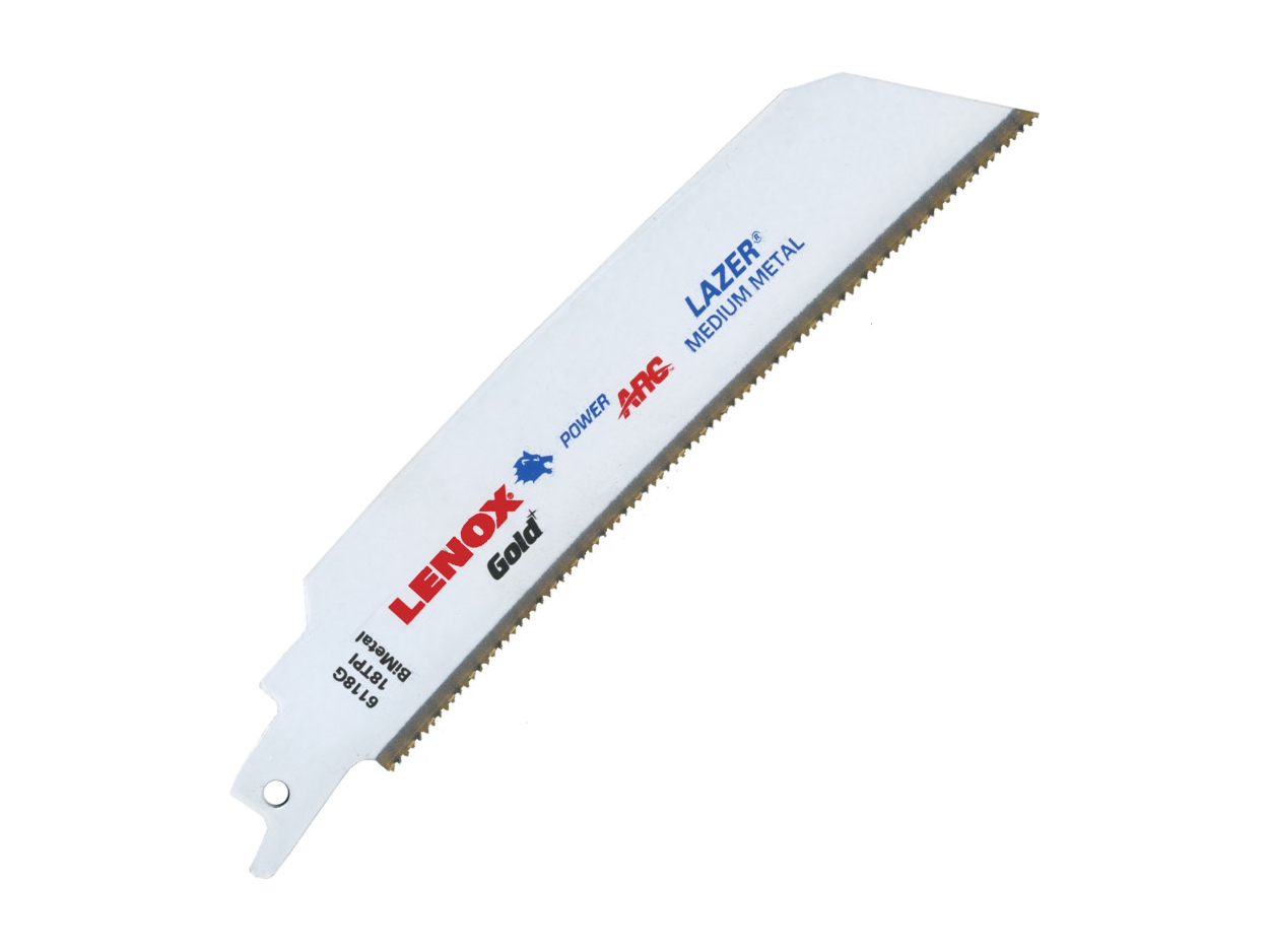 מסורית למסור חרב למתכת 6118G אורך 152 מ''מ ( 5 יח') LENOX