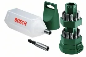סט 25 ביטים+מוביל BOSCH סדרת X-LINE