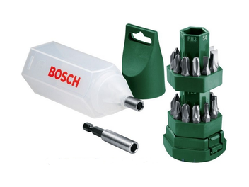 סט 25 ביטים+מוביל BOSCH סדרת X-LINE