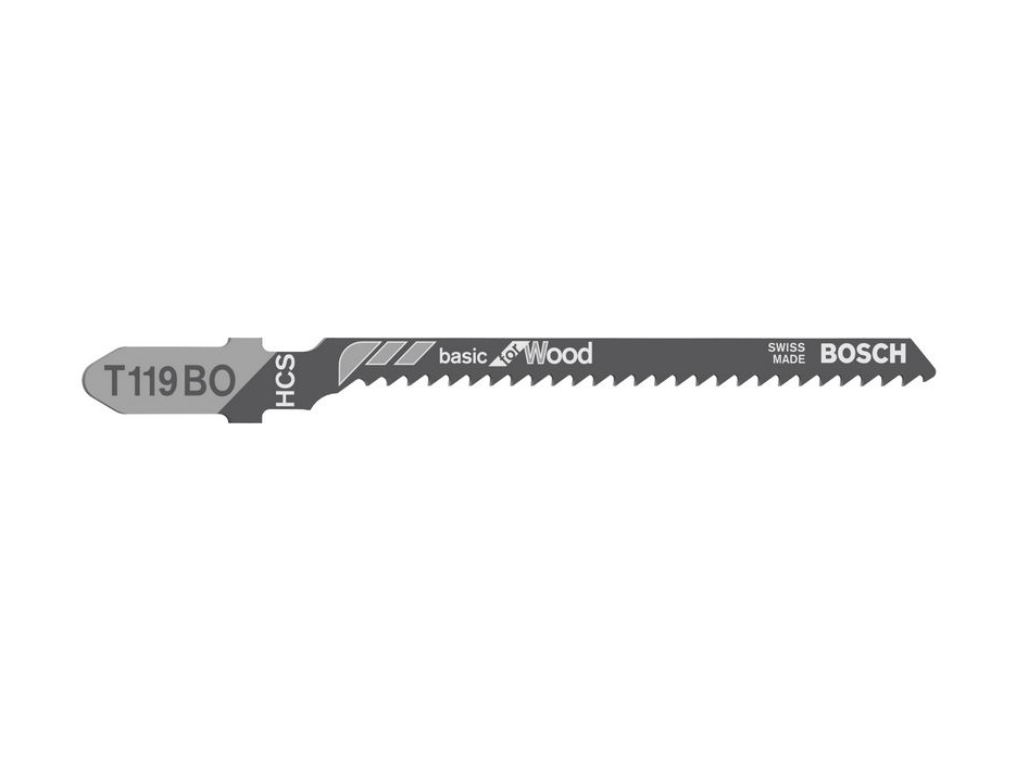 סט להבים T119BO לחיתוך עקומות בעץ (5) BOSCH