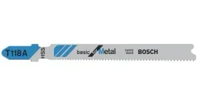 סט להבים T118A לחיתוך מתכת 1-3 (5) BOSCH
