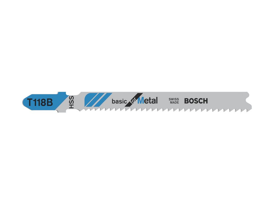 סט להבים T118B לחיתוך מתכת 2.5-6 (5) BOSCH