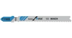 סט להבים T118B לחיתוך מתכת 2.5-6 (5) BOSCH