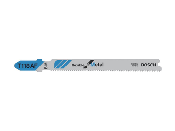 סט להבים T118AF להב בי-מטאל לחיתוך מתכת (5) BOSCH
