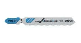 סט להבים INOX T118 EFS לחיתוך נירוסטה (5) BOSCH