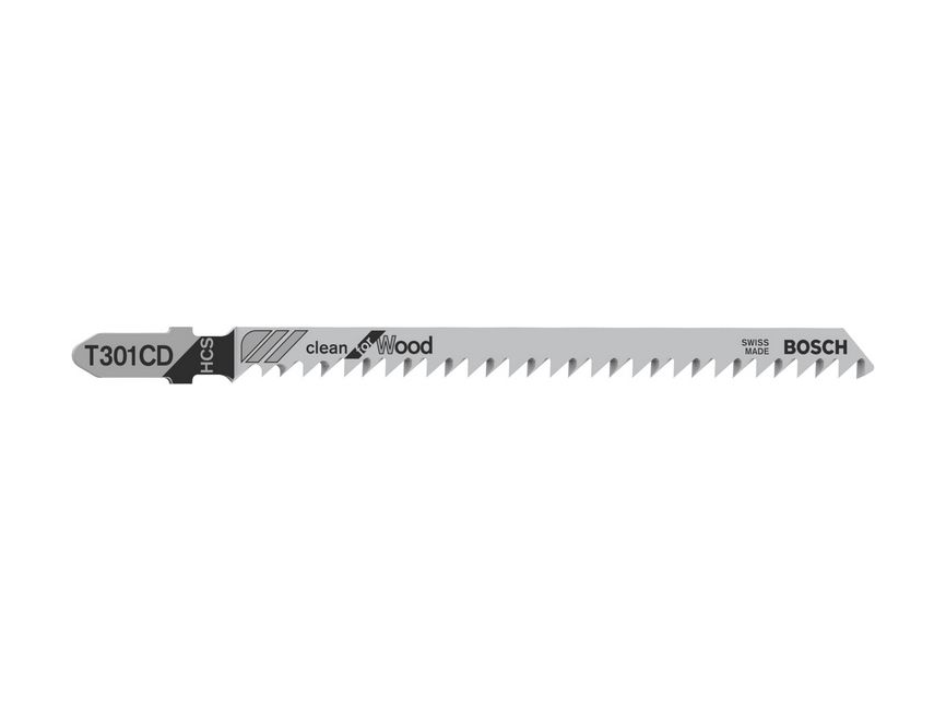 סט להבים T301CD לחיתוך נקי בעץ (5) BOSCH