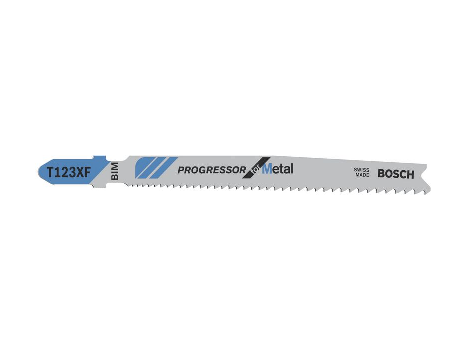 סט להבי פרוגרסור T123X לחיתוך מהיר במתכת (5) BOSCH