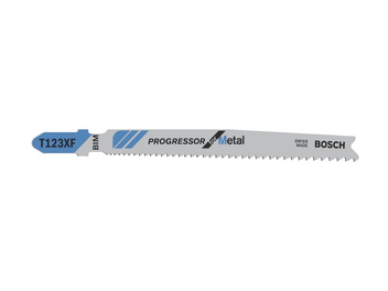 סט להבי פרוגרסור T123X לחיתוך מהיר במתכת (5) BOSCH