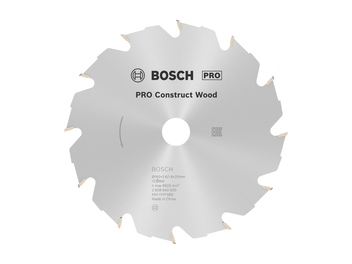 להב עגול 6.5X20 מ''מ 12 שיניים לעץ עם מסמרים BOSCH