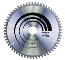 להב וידיה 8.5 אינץ' לעץ, 60 שן, חור 30 מ''מ BOSCH