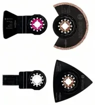 סט 4 להבים STARLOK משולב חעריכים BOSCH