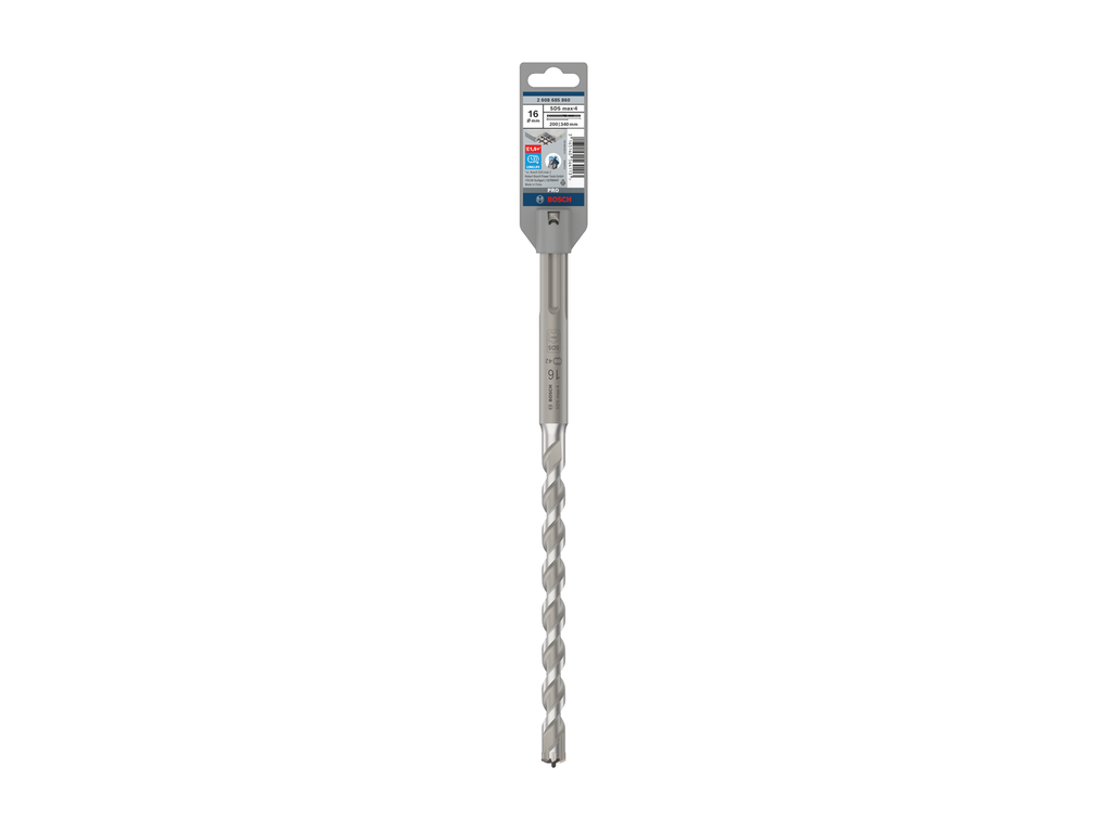 מקדח לבטון | BOSCH SDS-max-4 16x200x340