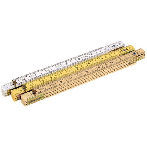 מטר מדידה מתקפל מעץ צבע לבן (גרמניה) VOLA
