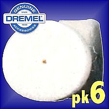 6 דיסקיות לבד להברקה/ליטוש דרמל דגם 414
