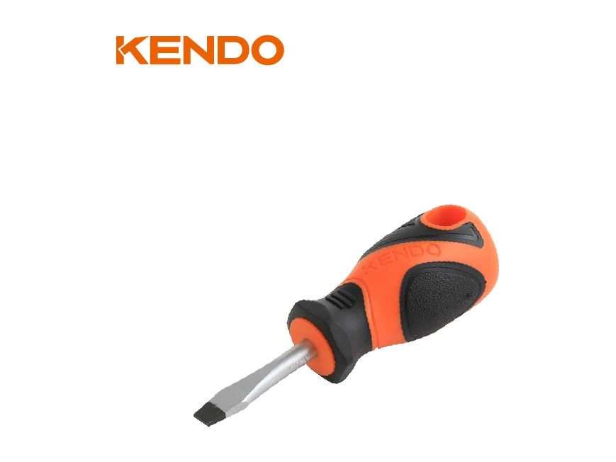 מברג בולדוג שטוח KENDO 38*6