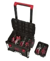 ארגז PACKOUT גדול עם גלגלים מבית MILWAUKEE