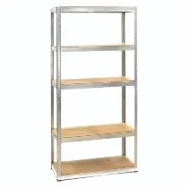 כוננית 5 מדפים קלה גובה 180 עומק 40 אורך 90