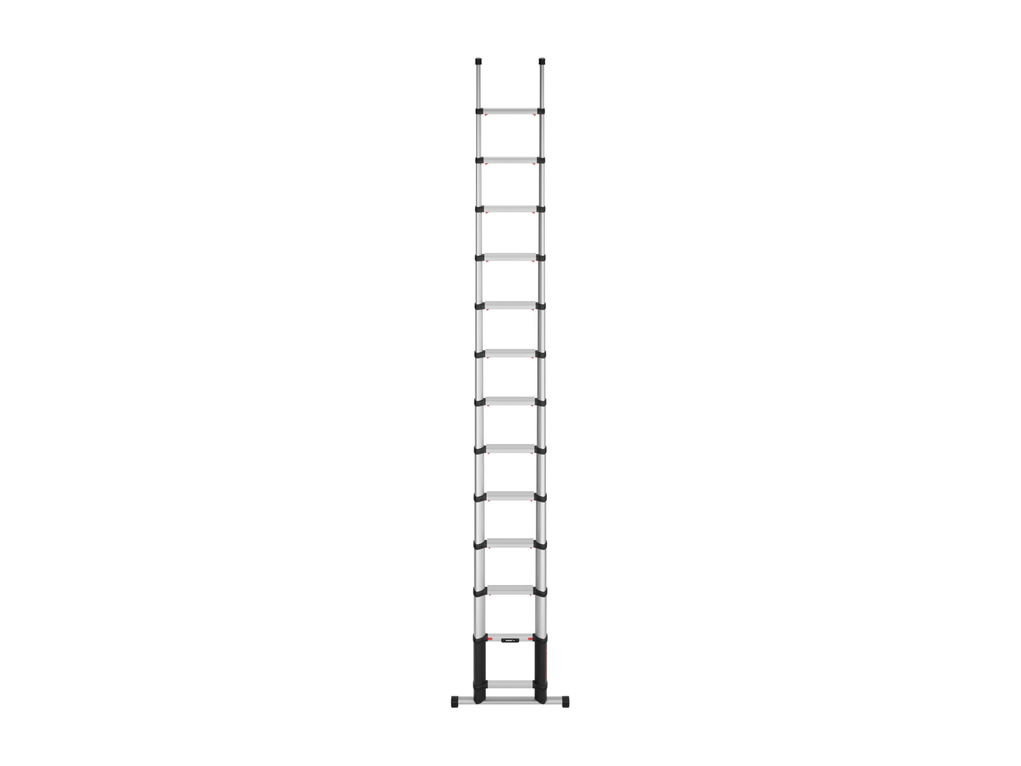 סולם טלסקופי נשען 4.1 מ' בסיס רחב | TELESTEPS 72241-681