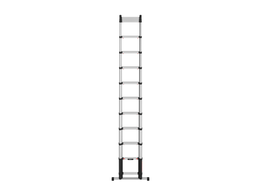 סולם טלסקופי נשען 4.1 מ' בסיס רחב | TELESTEPS 72241-681