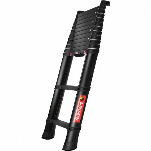 סולם טלסקופי צבאי שחור 4.1 מ' | TELESTEPS 72741-521B
