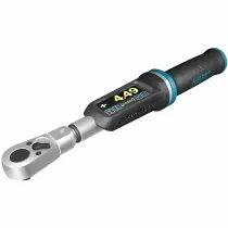מפתח מומנט טורקמטר דיגטלי HAZET כניסה מרובעת 9X12 + ראש רצ'ט 1/4 2.5-25NM 1.85-18.5 LBF/FT