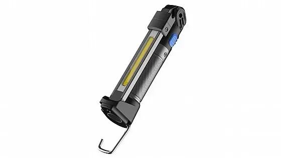 פנס כיס מתקפל נטען 450 לומן כולל תאורת הצפה (COB)